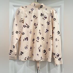 Ann Taylor Cream Floral Women's Blouse